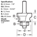 Trend corner bead router cutter dimensions