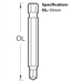 Trend Snappy Square Drive Bit, No.2 - Pack of 3 (SNAP/SQ/2) - CLEARANCE