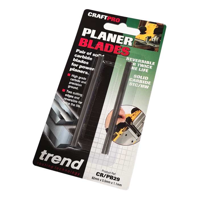 Trend Carbide Planer Blades 82 x 5.5mm (PB-29) CLEARANCE