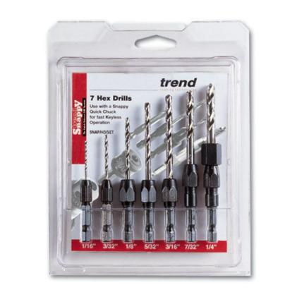 Trend Snappy SNAP-D-SET-2 7pc Metric Drill Bit Set