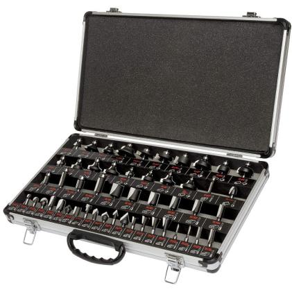 Trend SET-SS50X1-4TC 50pc 1-4" Router Cutter Bit Set