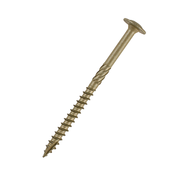 Product image for the TIMCo 6.7mm x 60mm In-Dex Timber Wafer Head Decking Screws 50pc