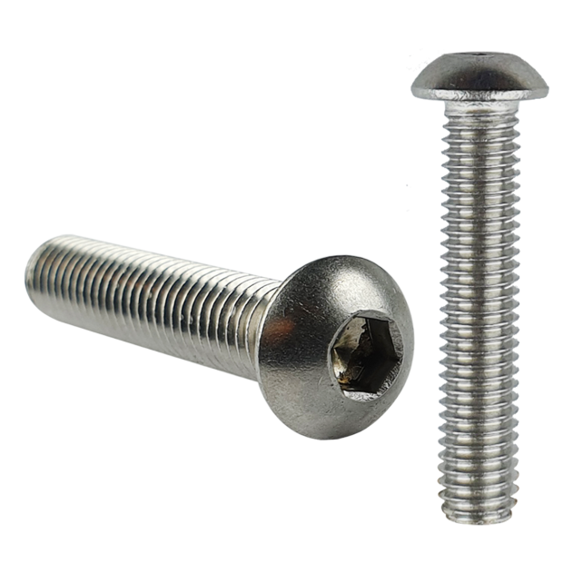 10-24 UNC x 1 1/4" Socket Button Head Screw A2 Stainless Steel