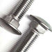 Detail image for the M5 x 35mm Carriage bolt (Coach Bolt) A2 Stainless Steel DIN 603