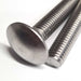 Detail image for the M8 x 120mm Carriage bolt (Coach Bolt) A2 Stainless Steel DIN 603