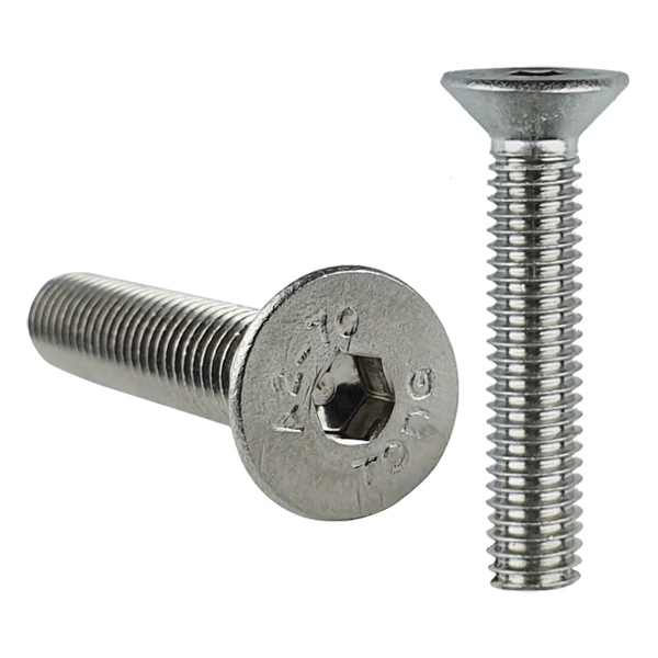 M12 x 55mm Socket Countersunk Screw A2 Stainless ISO 10642