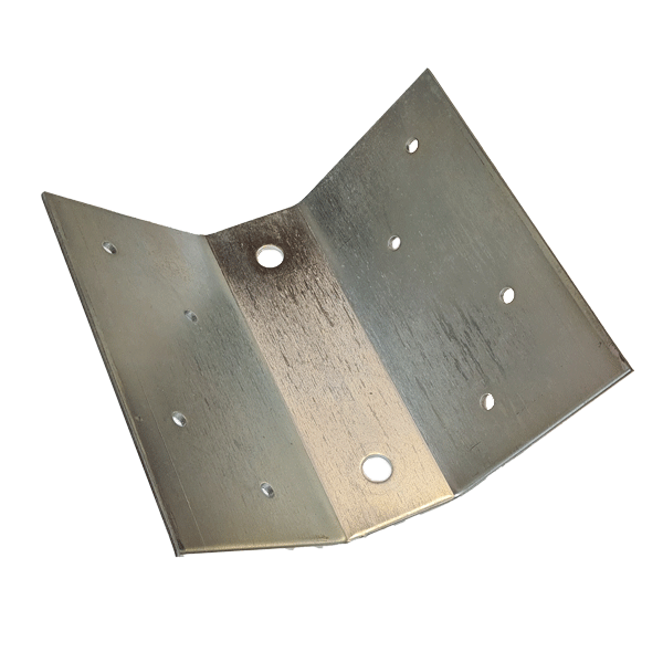 Fully galvanised frame corner support bracket. Part6 of a larger range of structural fixings from Fusion Fixings