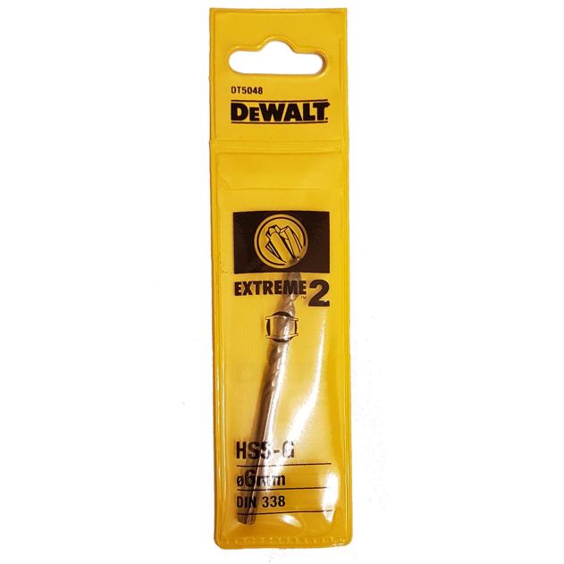 DeWALT DT5048 6mm Extreme 2 HSS-G Drill Bit