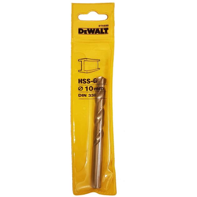 DeWALT DT5222 HSS-G Jobber Drill Bit 10mm