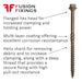 Information diagram for the Timco 6.7 x 60mm, Flanged Hex Head Timber Screws from Fusion Fixings, part of a growing range of timber screw in stock.