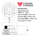 M10 Serrated Flange Nyloc Nut, A2 Stainless Steel, DIN 6926