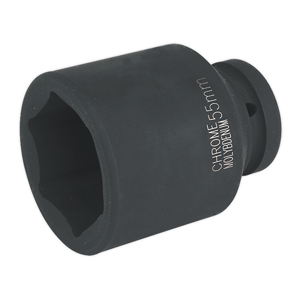 Product image for 55mm Sealey Deep WallDrive Impact Socket Bit, 1” Square Drive (IS155D) part of an expanding range from Fusion Fixings