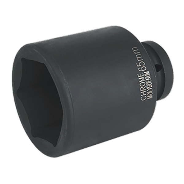 Product image for 65mm Sealey Deep WallDrive Impact Socket Bit, 1” Square Drive (IS165D)