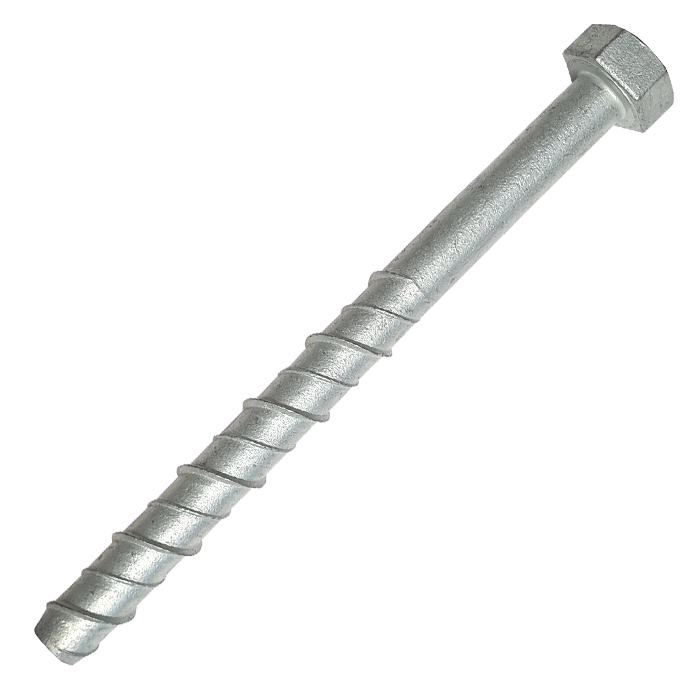 M16 Hex Head Concrete Ankerbolt, JCP Ankerbolt, Grade 8.8 Galvanised. Part of a larger range of Ankerbolts available from Fusion Fixings