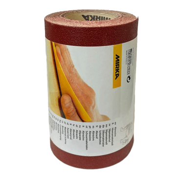 Mirka Red Abrasive Sanding Rolls 115mm x 5m P180 Grit, 3853400118 part of a great range from Fusion Fixings