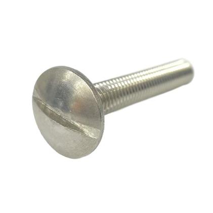 M6 x 100mm Slot Mushroom Head Roofing Bolt A2 Stainless