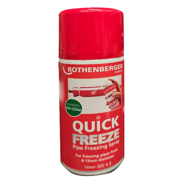 Rothenberger Quick Freeze Pipe Freezing Spray 150ml (1500003431) - clearance