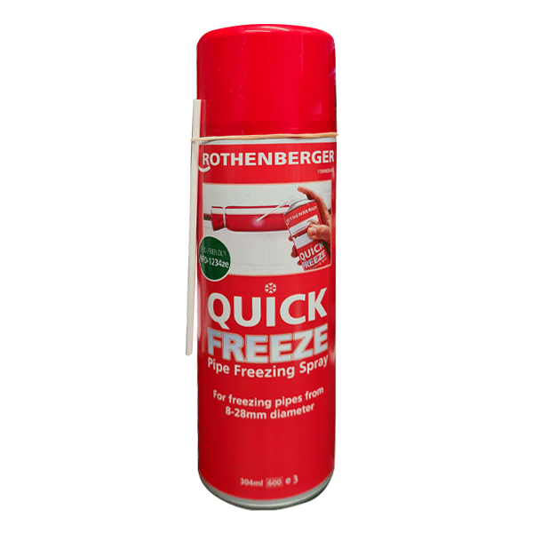 Rothenberger Quick Freeze Pipe Freezing Spray 304ml (1500003432) - CLEARANCE