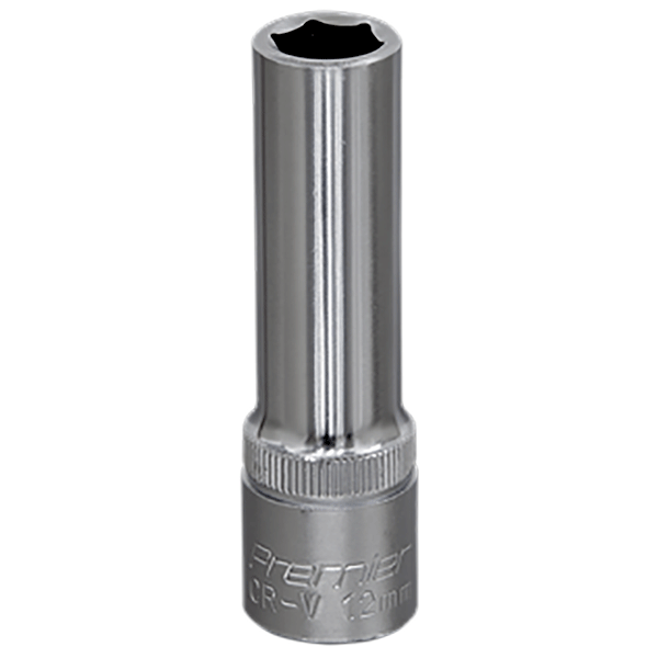 Product image for 14mm Sealey Deep WallDrive Socket, 1/2” Square Drive, (S1212D) part of an expanding range from Fusion Fixings