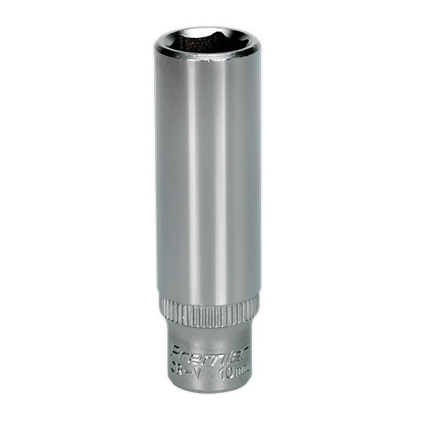 10mm Sealey Deep WallDrive Socket, 1/4” Square Drive, (S1410D)