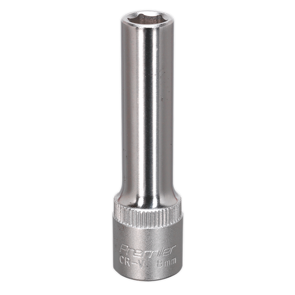 8mm Sealey Deep WallDrive Socket, 3/8” Square Drive (S3808D)