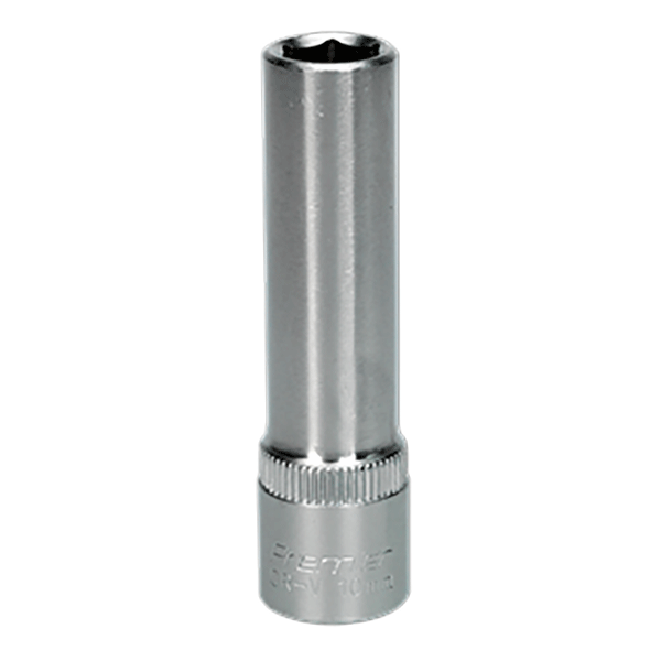 Product image for 10mm Sealey Deep WallDrive Socket, 3/8” Square Drive, (S3810D) part of a growing range from Fusion Fixings 