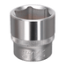 Product photography for 22mm Sealey WallDrive Socket with 3/8” Square Drive, (S3822) part of an expanding range from Fusion Fixings