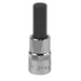 Product photography for 7mm Hex Socket Bit with 1/4” Square Drive, Sealey (SBH005) part of an expanding range from Fusion Fixings