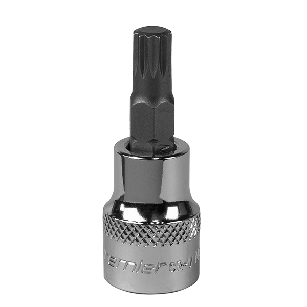 M8 Spline Socket Bit with 3/8” Square Drive, Sealey (SBS006) part of a growing range from Fusion Fixings