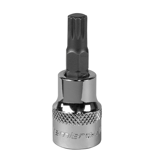 M9 Spline Socket Bit with 3/8” Square Drive, Sealey (SBS007) part of an expanding range from Fusion Fixings