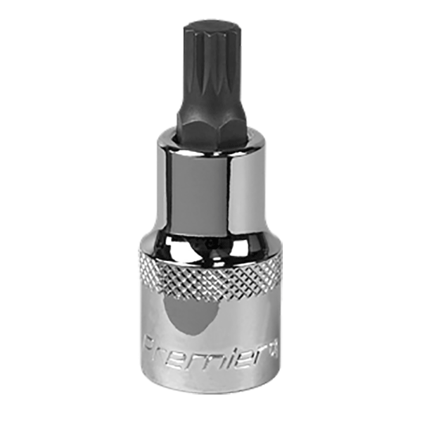 Product image for M9 Spline Socket Bit with 1/2” Square Drive, Sealey (SBS014)