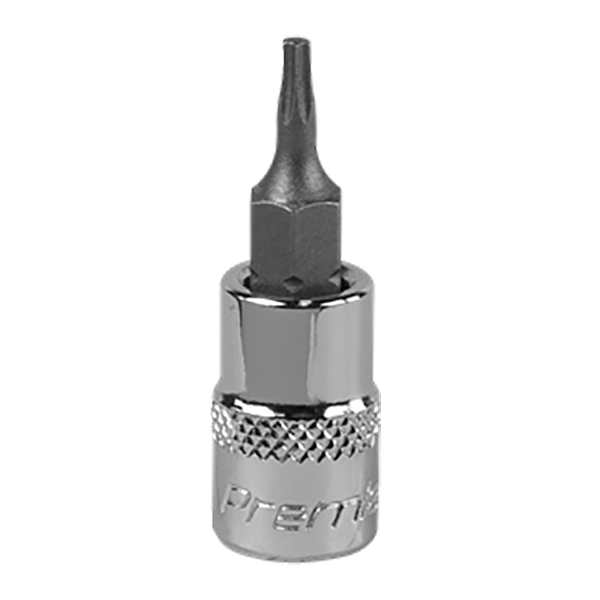 Product image for Torx T8 Socket Bit, Sealey Premier Socket Bit, 1/4” Square Drive (SBT001)