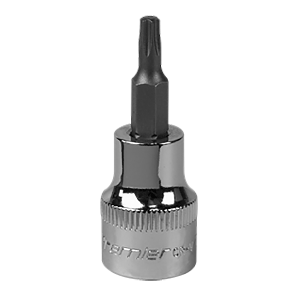 Product photography for Torx T20 Socket Bit, Sealey Premier Socket Bit, 3/8” Square Drive (SBT009)