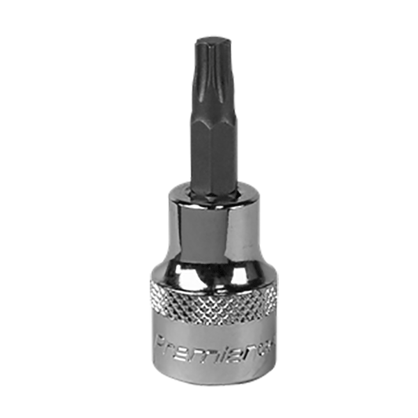 Torx T30 Socket Bit, Sealey Premier Socket Bit, 3/8” Square Drive (SBT012) part of a growing range from Fusion Fixings