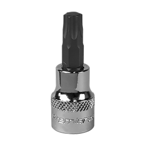 Product image for Torx T45 Socket Bit, Sealey Premier Socket Bit, 3/8” Square Drive (SBT014)