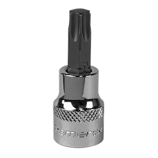 Product image for Torx T47 Socket Bit, Sealey Premier Socket Bit, 3/8” Square Drive (SBT015) part of a growing range from Fusion Fixings