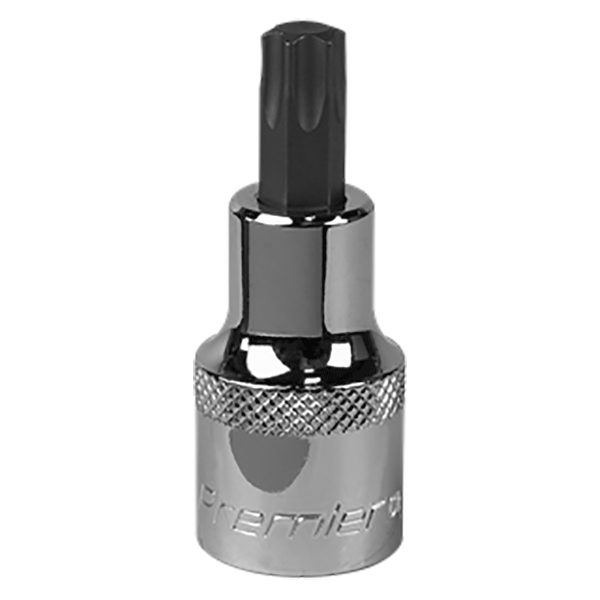 Product image for Torx T50 Socket Bit, Sealey Premier Socket Bit, 1/2” Square Drive (SBT024) part of a growing range from Fusion Fixings