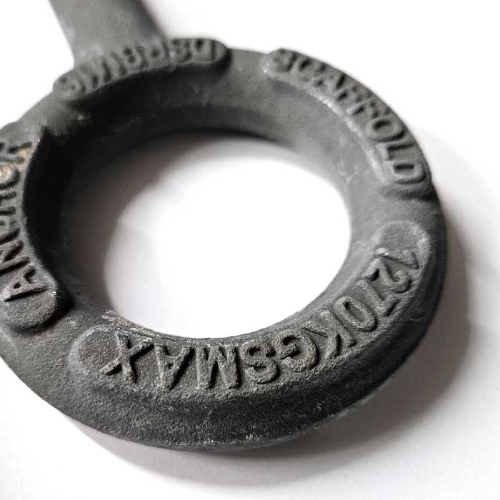 Detail of the M16 x 210mm Scaffold Ring Bolt