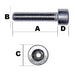 Fusion Fixings - 7/16 UNC x 2 1/4" Self Colour Socket Cap Head Screw. Part of a growing range of Cap Head Screws available at Fusion Fixings