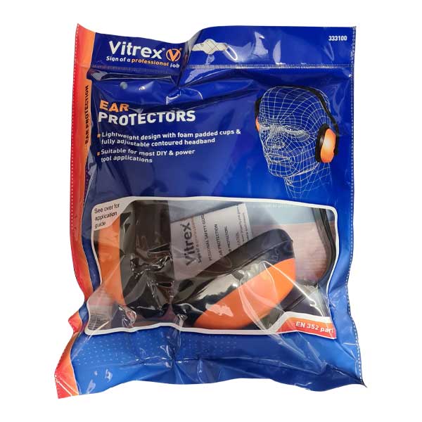 Vitrex Ear Protectors, 333100 - CLEARANCE